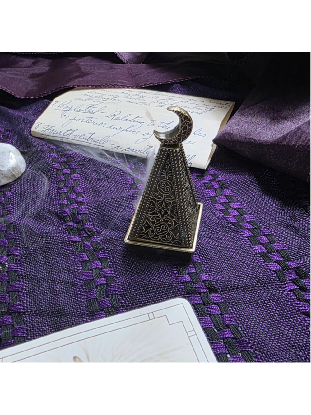 Moon Pagoda Incense Tower – Lunar Ritual Cleansing Censer